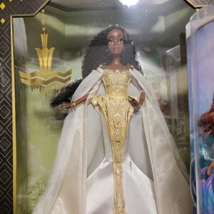 Disney Princess Doll in Gold and White Gown